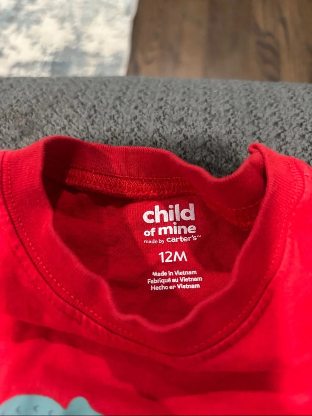 🟢10/$10 - Kids Red Elephant Graphic Tee